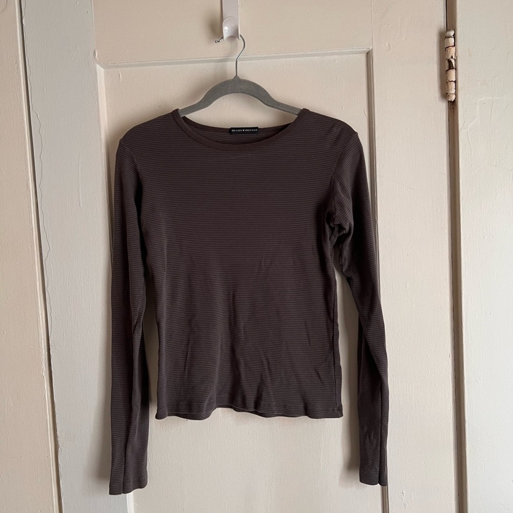 brandy melville striped long sleeve